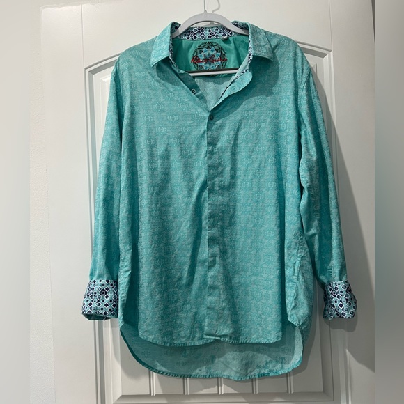 Robert Graham men’s button up L - Picture 1 of 4